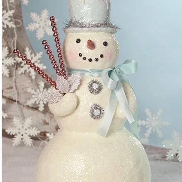 New Bethany Lowe Flea Market Snowman Christmas Winter Figure 12.5” PLEASE READ - Picture 7 of 7